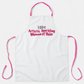 Glitzer Schürze (Vorderseite)