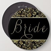 Glitzer "Schwarz", "Gold" und "Imitate" - Damaskus Button (Vorne & Hinten)