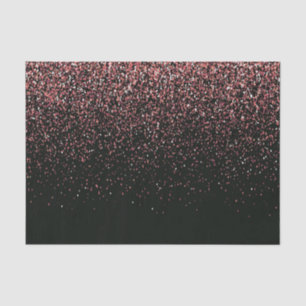 Glitzer Schwarz/Rosa Seidenpapier