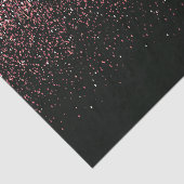 Glitzer Schwarz/Rosa Seidenpapier (Ausschnitt)