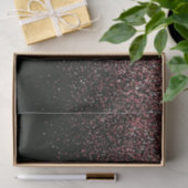 Glitzer Schwarz/Rosa Seidenpapier (Geschenk)