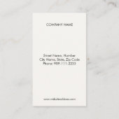 Glitzer Scissors Rose Gold Marble Treuekarte (Rückseite)