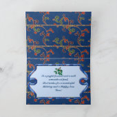 Glitzer Scroll Feiertagskarte (Innenseite)