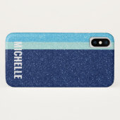 Glitzer-SHADES| Girly Lady Boss Case-Mate iPhone Hülle (Rückseite (Horizontal))