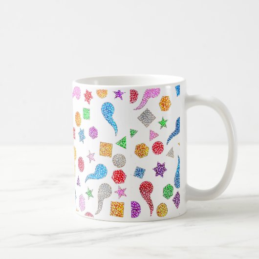 Glitzer Shapes Tasse (Rechts)