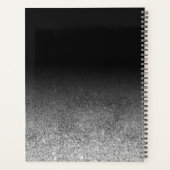 Glitzer Silver SPARKling Wedding Calligraphy Planer (Rückseite)