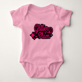 Glitzer Slam Baby Strampler (Vorderseite)
