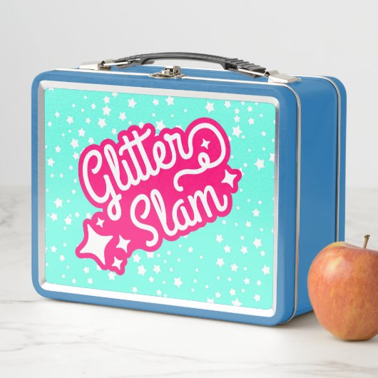 Glitzer Slam Metall Brotdose (Beispiel)