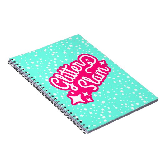 Glitzer Slam Notizblock (Rechte Seite)
