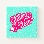 Glitzer Slam Notizblock (Rückseite)