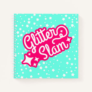 Glitzer Slam Notizblock
