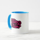 Glitzer Slam Tasse (Vorderseite Links)