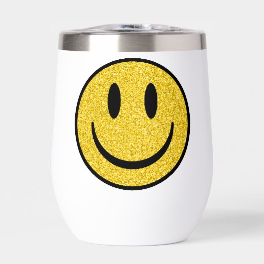 Glitzer Smile Face (Vorderseite)