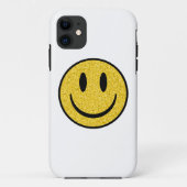 Glitzer Smile Face Case-Mate iPhone Hülle (Rückseite)
