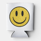 Glitzer Smile Face Dosenkühler (Vorderseite)