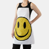 Glitzer Smile Face Schürze (InSitu)