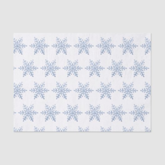 Glitzer Snowflake Pattern Seidenpapier (Vorderseite)