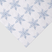 Glitzer Snowflake Pattern Seidenpapier (Ausschnitt)