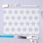 Glitzer Snowflake Pattern Seidenpapier (Handwerk)