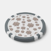 Glitzer Snowflakes Pokerchips (Einzeln)