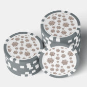 Glitzer Snowflakes Pokerchips (Stapel)