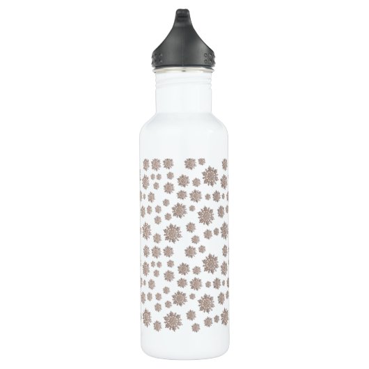 Glitzer Snowflakes Trinkflasche (Rechts)