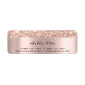 Glitzer Spark Rose Gold UAWG Bridal Sweet 16. Eve (Vorne)