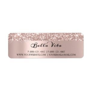 Glitzer Spark Rose Gold UAWG Bridal Wedding