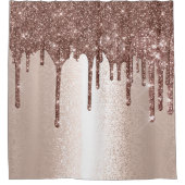 Glitzer Spark Tropfen Pinacoteca Casa Rusca Rose G Duschvorhang (Vorderseite)