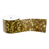 Glitzer Sparkle Gold Imitate Sequel Ripsband (Spule)