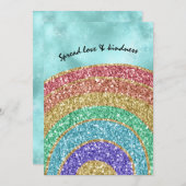 Glitzer Sparkle Gold Rainbow (Vorne/Hinten)