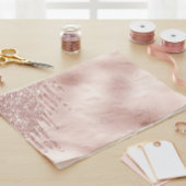 Glitzer Sparkle Tropfen Rose Goldfolie Seidenpapier
