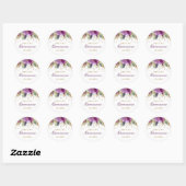 Glitzer Sparkling Amethyst Quinceanera Sticker (Blatt)