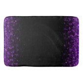 Glitzer Sparkling Schöne Lila Badematte (Vorderseite)