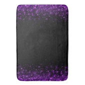 Glitzer Sparkling Schöne Lila Badematte (Vorderseite Vertikal)
