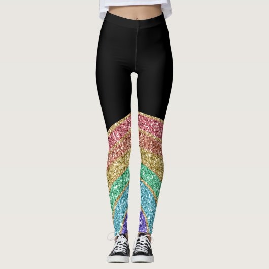 Glitzer Sparkor Leggings (Vorderseite)