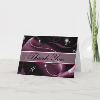 Glitzer Sparks Danke Karte