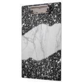 Glitzer Spiral Notebook Klemmbrett (Links)