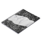 Glitzer Spiral Notebook Notizblock (Linke Seite)