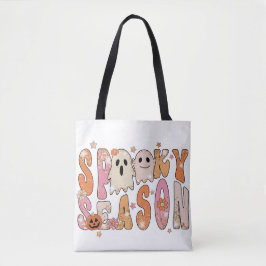 Glitzer Spooky Season Halloween Tote Bag Tasche