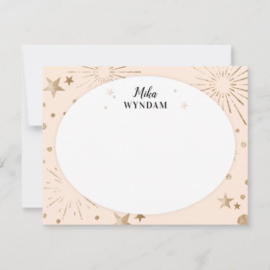 Glitzer-Stangen und Fireworks-Merkkarte Mitteilungskarte (Vorderseite)