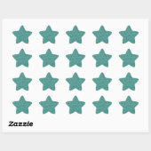 GLITZER STAR BABY SHOWER STICKER (Blatt)
