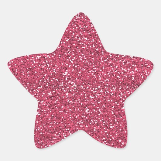 GLITZER STAR BABY SHOWER STICKER (Vorderseite)