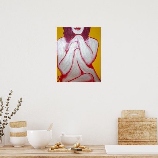 Glitzer Star, Matte Poster (Küche)