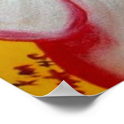 Glitzer Star, Matte Poster (Ecke)