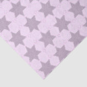 Glitzer Star of David röstet geometrisch Seidenpapier (Ausschnitt)