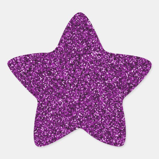 GLITZER STAR STICKER (Vorderseite)