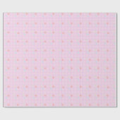 Glitzer Star Textur rosa Wrapping Paper Geschenkpapier (Flach)