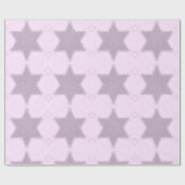 Glitzer Star von David: Einwicklungspapier Geschenkpapier (Flach)