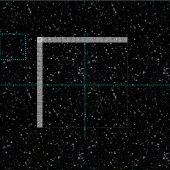 Glitzer Stars2 - Silbernes Schwarzes Stoff (Kachel)